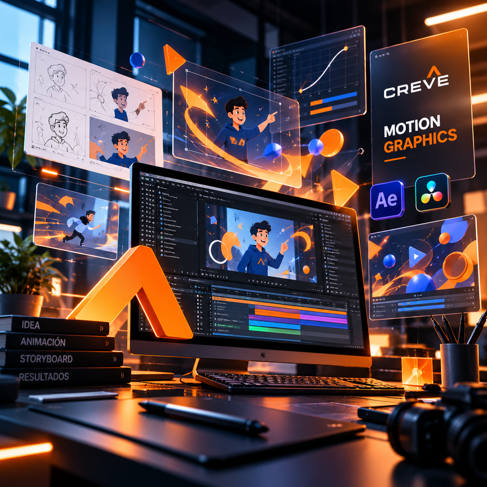 Servicio de motion graphics de CREVE